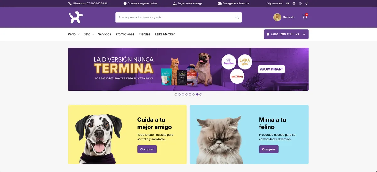 Sitio de TecWeek con la cuenta regresiva del evento en Buenos Aires